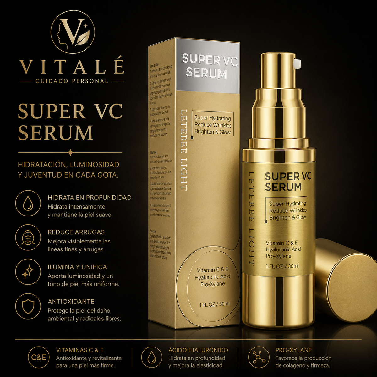 Super VC Sérum: Sérum Facial de Vitamina C