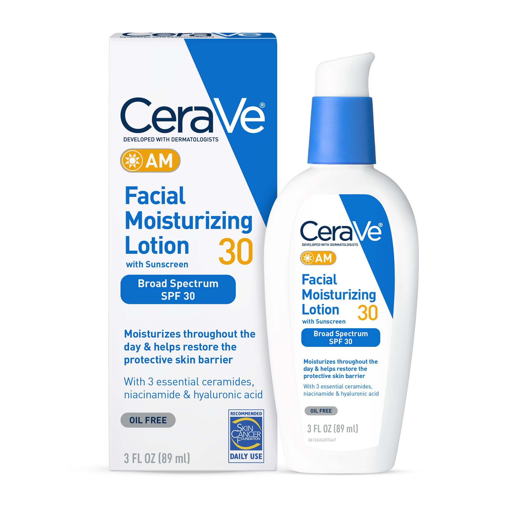 CeraVe Loción Facial Hidratante AM SPF 30